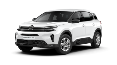 C5 Aircross SUV Live Blanc Banquise Tissu Silica Grey : 
        Pack Safety +